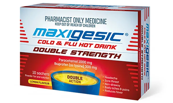 Maxigesic Cfhd 10 Pack Fight The Ills And Chill Double Strength